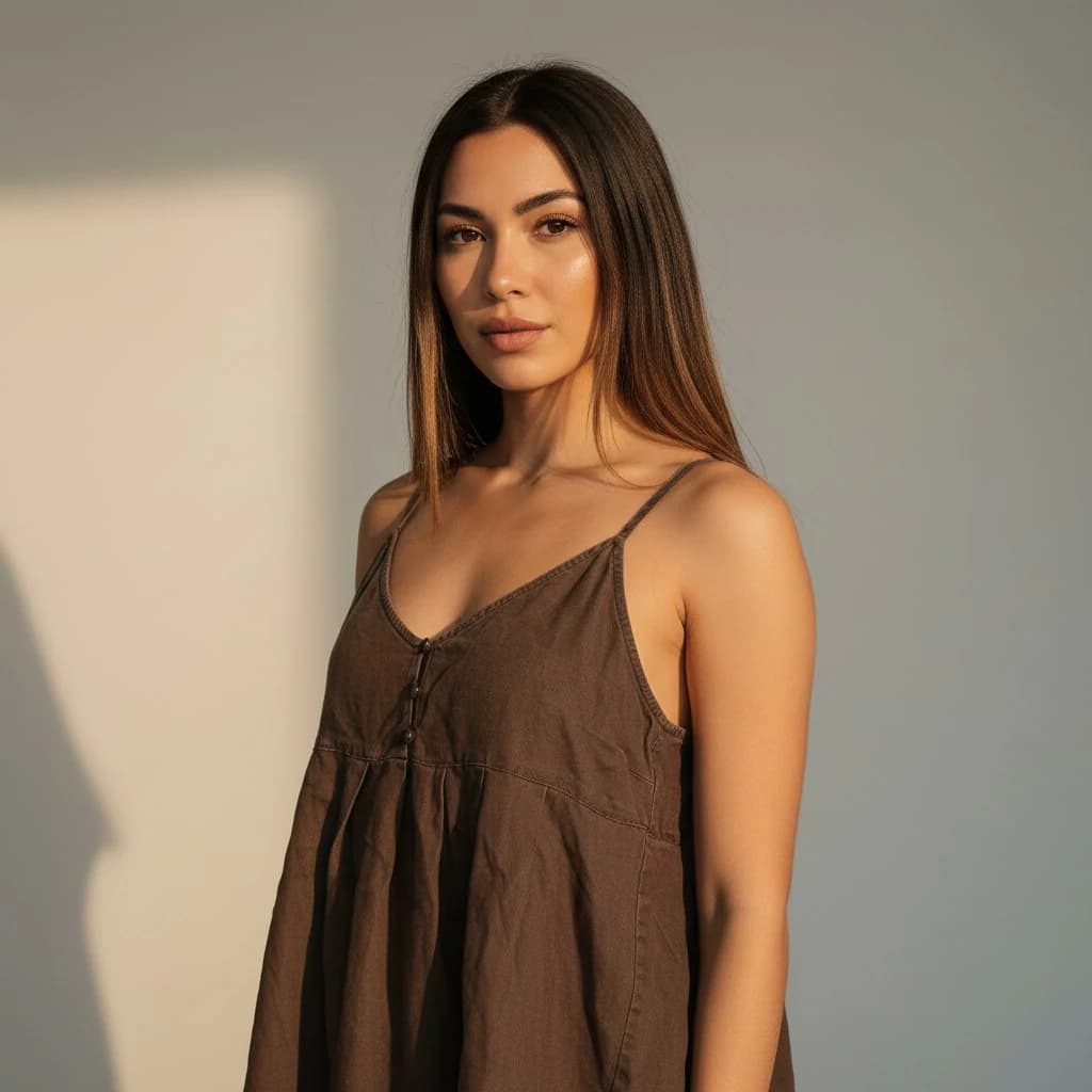 Cami — on-model lifestyle photo, velvet glow